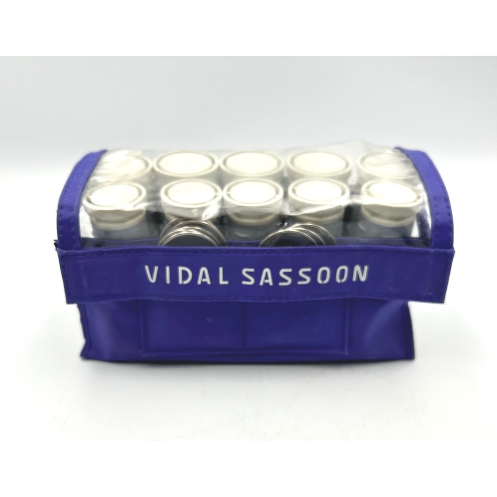 Vidal Sassoon Hair Setter Purple Womens 10 Wax Core Rollers VS306